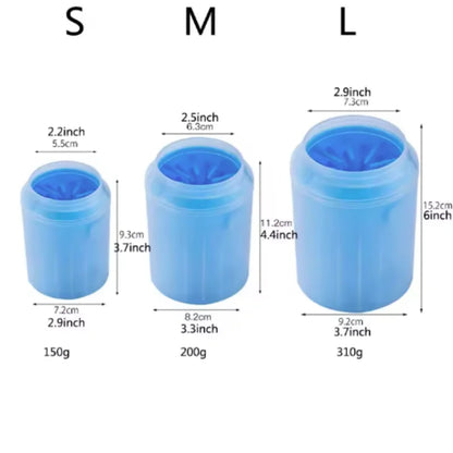 Portable Dog Paw Cleaner Cup – Soft Silicone Paw Washer for Muddy Paws