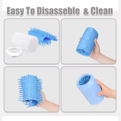Portable Dog Paw Cleaner Cup – Soft Silicone Paw Washer for Muddy Paws