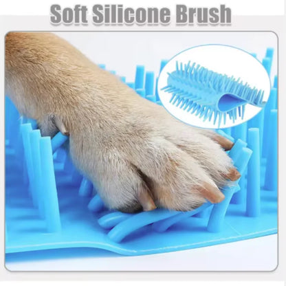 Portable Dog Paw Cleaner Cup – Soft Silicone Paw Washer for Muddy Paws