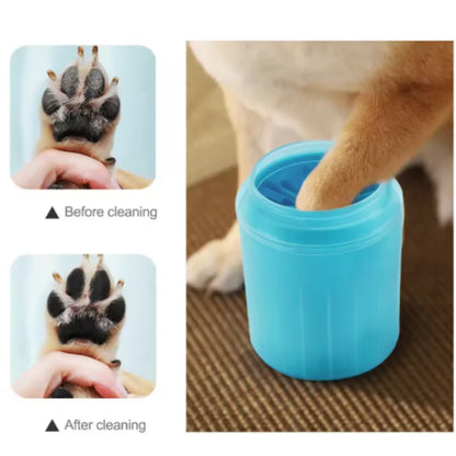 Portable Dog Paw Cleaner Cup – Soft Silicone Paw Washer for Muddy Paws
