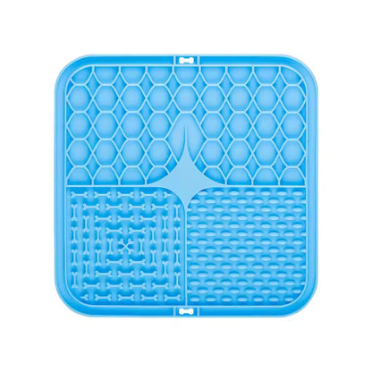 Silicone Licking Mat & Slow Feeder for Dogs – Training & Mealtime Fun