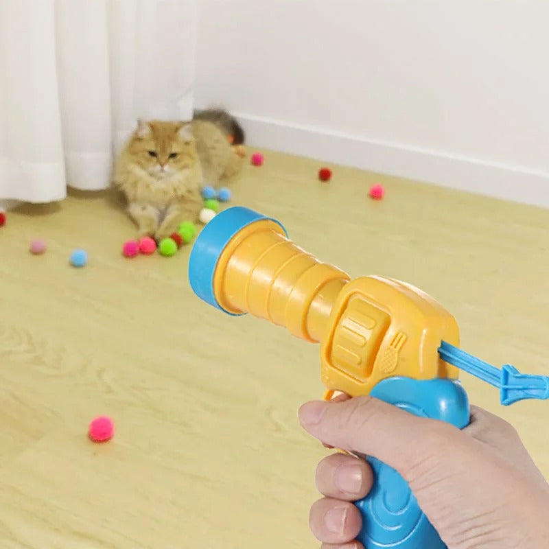 Interactive Cat Ball Launcher Toy