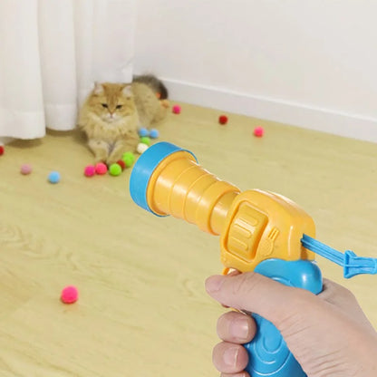 Interactive Cat Ball Launcher Toy