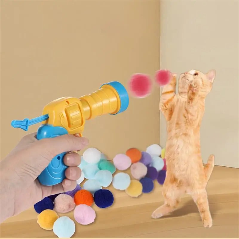 Interactive Cat Ball Launcher Toy