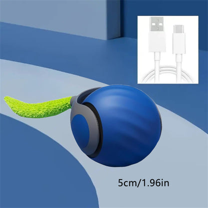USB Rechargeable Smart Cat Ball with Fast-Tail Interactive Play